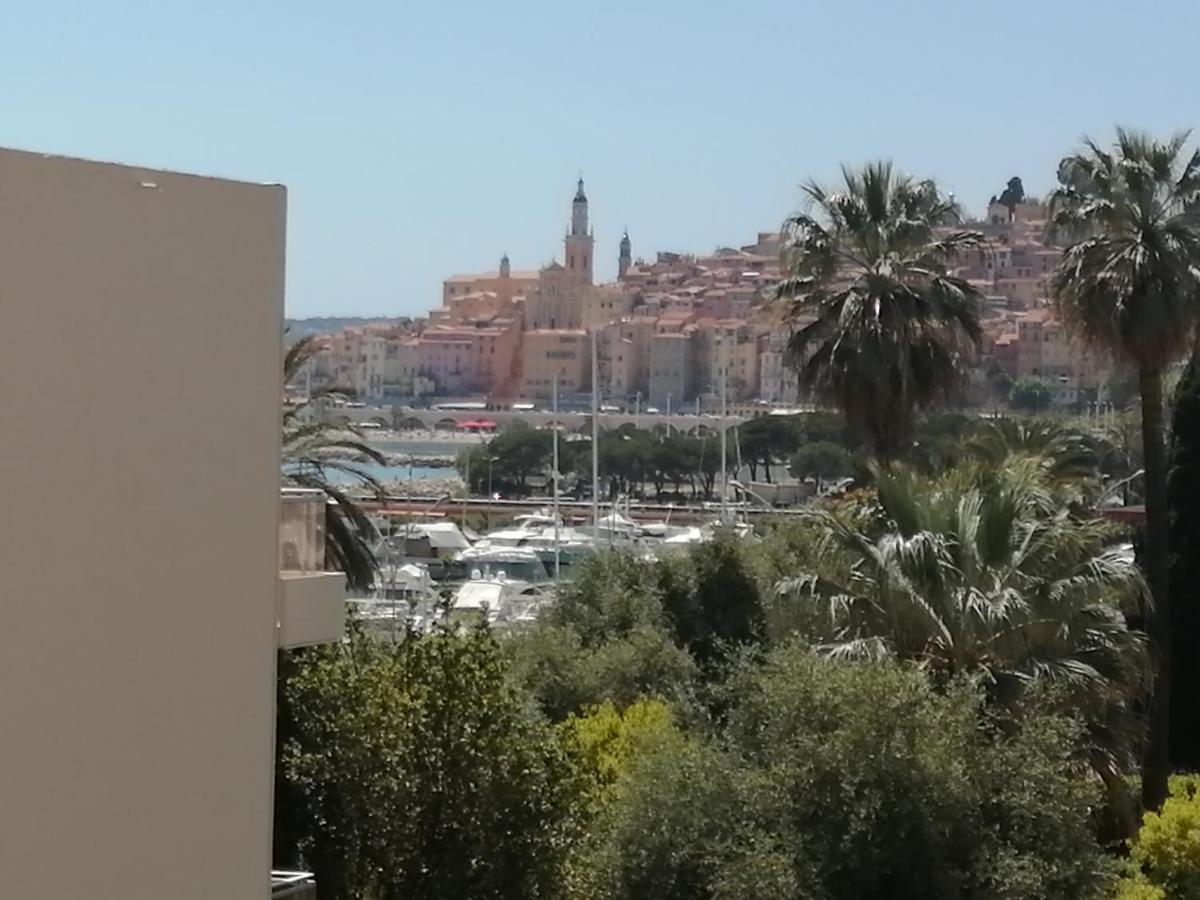 Joli Studio Bord De Mer, Clim, Balcon, Parking Prive Μεντόν Εξωτερικό φωτογραφία